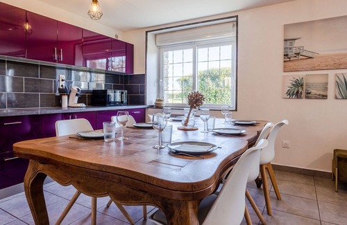 Pirou Casa | Acogedor apartamento en villa para 6 personas con WIFI, TV y mascotas permitida