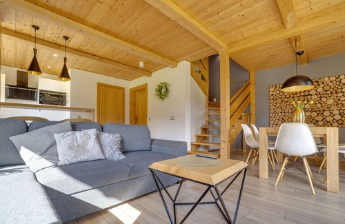 Szczyrk Casa | Bonito apartamento en villa para 8 personas con WIFI, TV, terraza, vista panorámica y aparcamiento