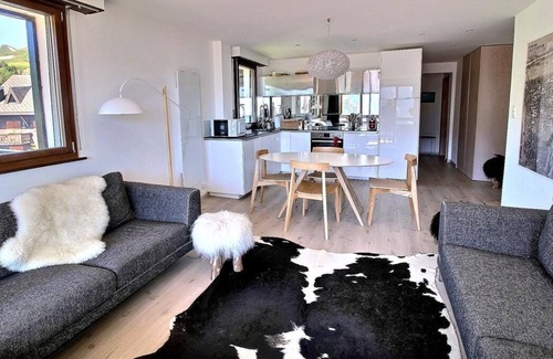 Val d'Illiez Apartamento | Bonito apartamento de SKI-IN en Les Crosets con 2 dormitorios, 2 baños y estacionamiento (6-W)