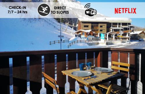 Les Contamines-Montjoie Apartamento | Nice & cozy apartment facing the gondola - LA BOULE DE NEIGE 112