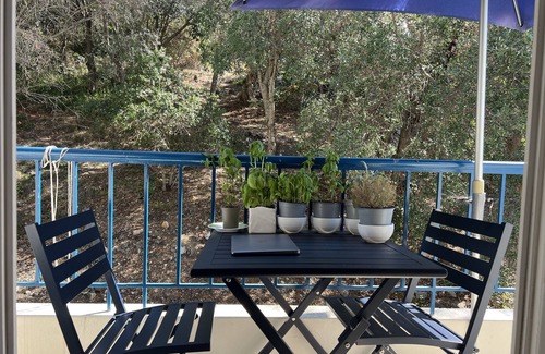 Mont Boron Condominio | NICE, EXCEPTIONAL SEA VIEWS, 2 BEDROOMS WITH A/C OPEN ON A FOREST,GARAGE FOR EV
