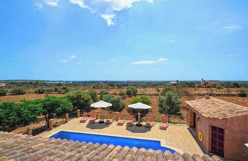 Sant Llorenc des Cardassar Cabaña | Bonita finca cerca del mar con piscina y aacc para 10 personas