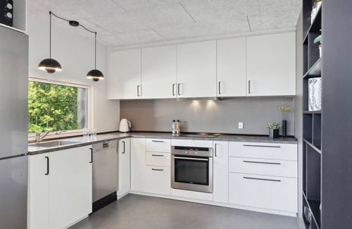 Syddjurs Kommune Casa | Bonita casa en Ebeltoft con cocina.