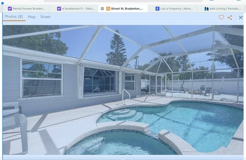 West Bradenton Casa | Nice House: 2br 2ba 2 car gar, screened, private heated salt pool & spa 6people+