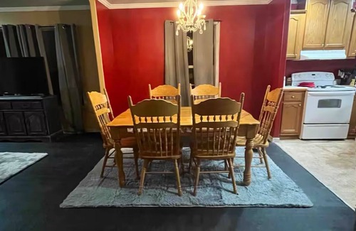 Red Jacket Casa | Nice private home in Matewan, close to trails! Hottub, Pool, fire pits & games!