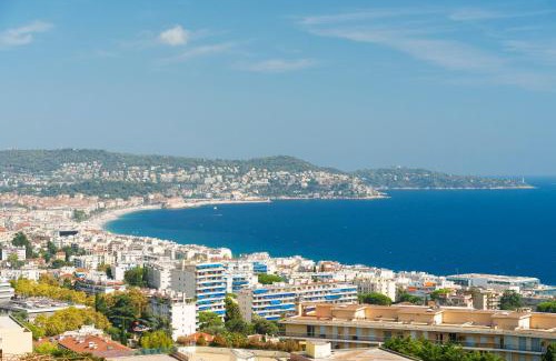 Fabron Apartamento | Nice Renting - ABBAYE - Luxury Penthouse Sea View Pool Tennis Parking