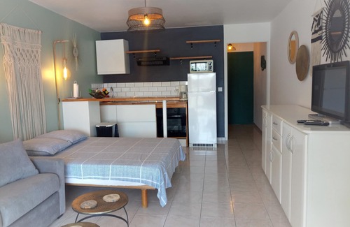 Pointe-a-Pitre Apartamento | Bonito estudio con vista al mar.