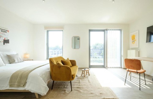 Cuesmes Apartamento | Nice studios fully equipped near SHAPE area