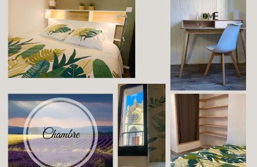 Digne-les-Bains Apartamento | Nid douillet avec vue cathédrale