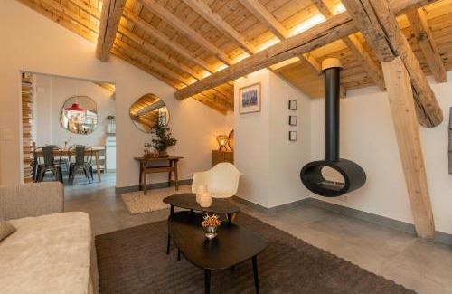 Megeve Apartamento | Nid douillet rénové sur les pistes ski in out