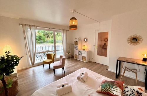 Le Beau Site Apartamento | Nihal, Studio proche Zenith avec parking et balcon