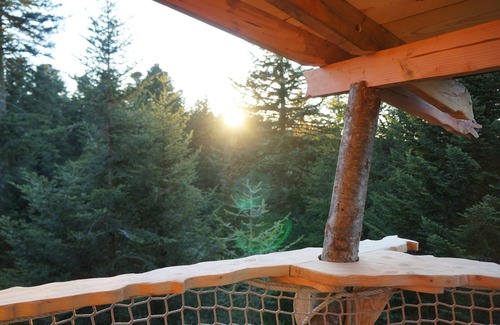 La Tour-dʼAuvergne Cabina | Cabane Nis de Bisou-Cabaña de madera-Baño Privado-Terraza