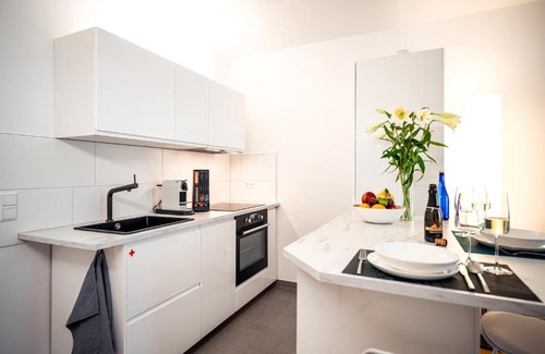 Leipziger Vorstadt Apartamento | NK Apartments - Hafencity Dresden mit Elbblick - Modern & Zentral
