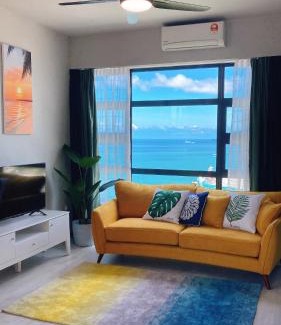 Downtown Kota Kinabalu Apartamento | No1 Revisited Stay-Luxury Corner Seaview, 2bath room-Mango House3