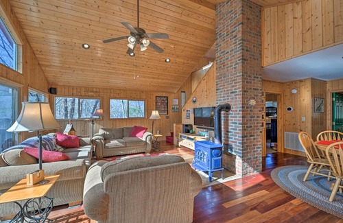 Bryson City Casa | North Carolina Escape with Deck, Grill and Fire Pit!