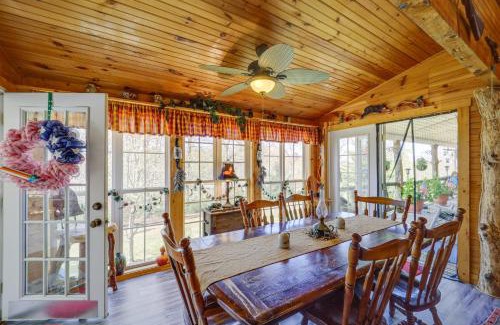 Micaville Casa | North Carolina Getaway with Covered Porches and Patio