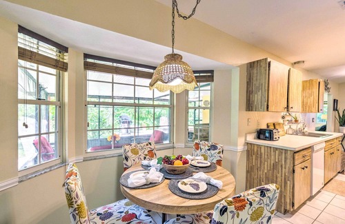 Warm Mineral Springs Casa | North Port Garden Home: Florida Room, Lanai!