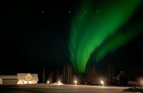 Boden Villa | Northern Lights exclusive house by the river