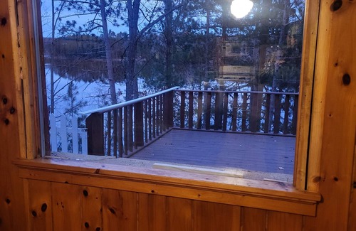 Florence Cabina | Northern Wisconsin Waterfront Cabin Lake Ellwood Spread Eagle WI