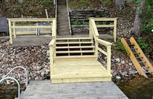 Florence Cabina | Northern Wisconsin Waterfront Cabin Lake Ellwood Spread Eagle WI