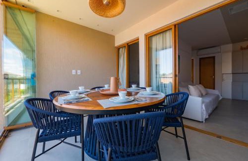 Itacimirim Apartamento | Novíssimo com Varanda Gourmet 10 min a pé da praia