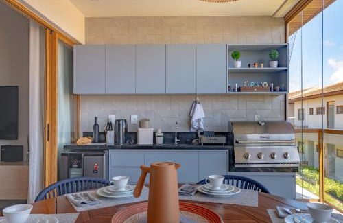 Itacimirim Apartamento | Novíssimo com Varanda Gourmet 10 min a pé da praia