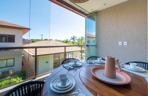 Itacimirim Apartamento | Novíssimo com Varanda Gourmet 10 min a pé da praia