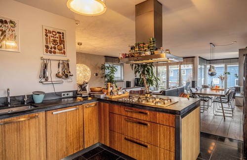 Hoofddorppleinbuurt Alquiler De Eote | Nova Houseboat Deluxe. 180m2 Water villa on the Amsterdam Lake with free bikes