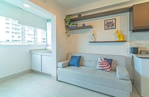 Santo Amaro Apartamento | NOW Alto da Boa Vista - Studio Charmoso Premium 517 - Próx Hípica Sto Amaro Autódromo Interlagos Vibra TransamericaExpoCenter - Studio Bem Equipado e Moderno - Estacionamento Incluso