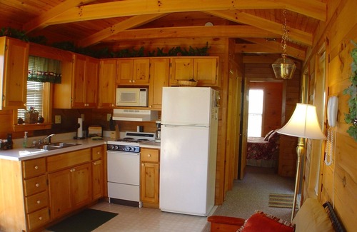 Laurel Springs Cabina | THE HIDEAWAY: cabaña romántica para dos personas con privacidad con vista al río con bañera de hidromasaje.