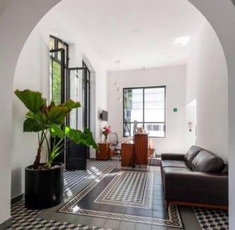 Roma Norte Apartamento | Nuevo! Loft hermoso con alberca. Wi-Fi Rapido.