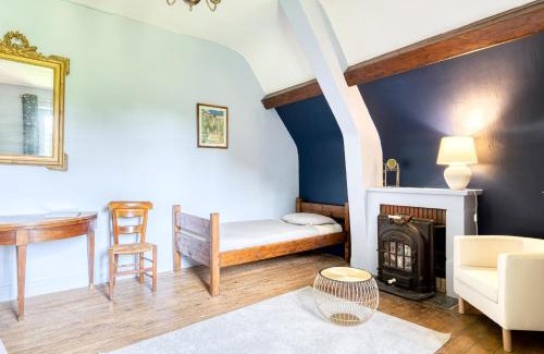 Tourville-sur-Odon Casa | Nunki, Maison de campagne avec grand jardin