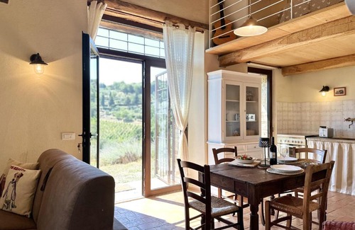 Montalcino Apartamento | Nuovissimo Loft panoramico con giardino a Montalcino