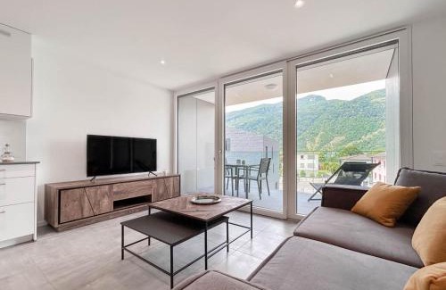 Melano Apartamento | Nuovo e moderno appartamento 2 locali vicino al lago