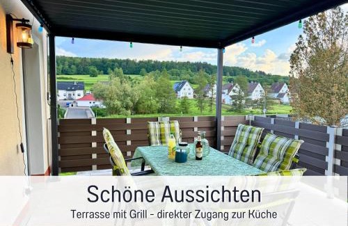 Rixfeld Casa | Nur 15 Minuten bis Fulda - ideal zum Arbeiten - Am Vulkanradweg - 3 Schlafzimmer Große Terrasse - Grill - Ferienhaus Taufstein 1