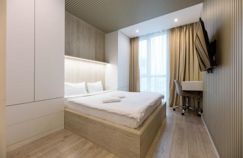 Shevchenkivs'kyi District Apartamento | Nyvky Like Home - Файна Таун із сезонним басейном - Кв 58
