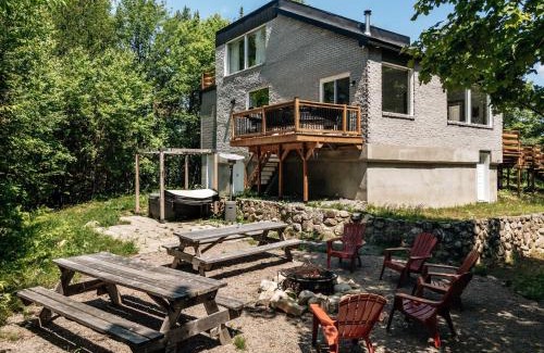 Chertsey Chalet De Esquí | O Sommet -Game room-Spa-sauna-Lake Access
