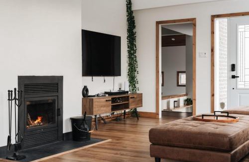 Chertsey Chalet De Esquí | O Sommet -Game room-Spa-sauna-Lake Access