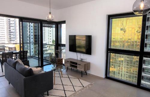 Bat Yam Apartamento | Oַ&O Group- Cool & Urban Apt Luxury Tower Sea View