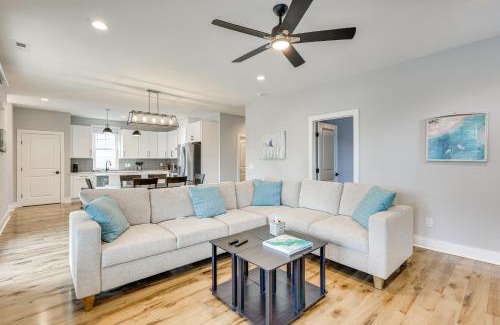 Tranquil Harbour Casa | Oak Island Coastal Home with Covered Deck!