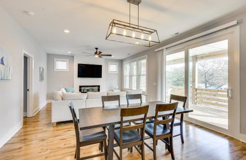 Tranquil Harbour Casa | Oak Island Coastal Home with Covered Deck!
