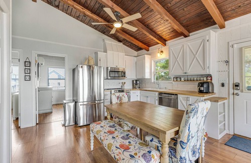 Oak Island Casa | Oak Island Escape-2nd Row, Pet-Friendly w/Ocean Views & Boat Ramp Nearby