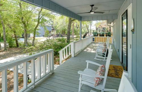 Long Beach Casa | Oak Island Home with Spacious Backyard and Porch