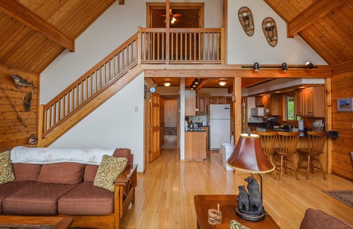Swanton Casa | Impresionante Mountain Log Home en un entorno tranquilo!