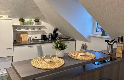 Friedrichstadt Apartamento | Oasis Appart - Living on the Elbe Valley - Balcony - Netflix - Underground parking