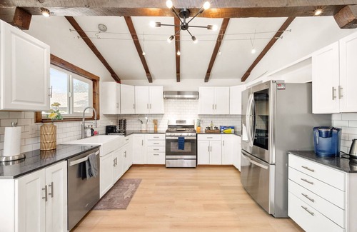Wheat Ridge Casa | Oasis Backyard near Red Rocks: HotTub, GameRoom, Gym, FirePit & Vibes
