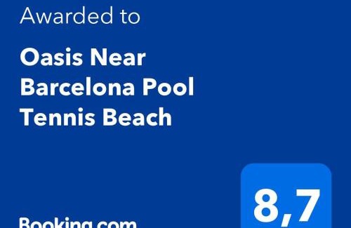 Sant Andreu de Llavaneres Apartamento | Oasis Near Barcelona Pool Tennis Beach