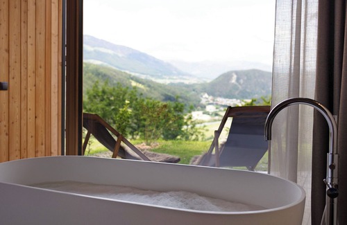 Parrocchia di San Sigismondo Apartamento | Oberplunerhof Luxus Chalet Skyline con vistas a la montaña, terrazas privadas y jardín comunitario