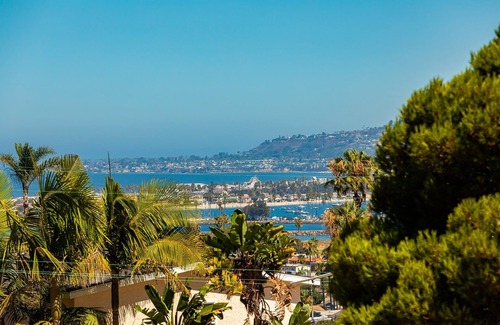 Point Loma Heights Cabaña | Ocean Beach Spanish Cottage with Ocean Views and spacious yard