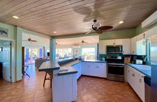 North Palmetto Point Casa | Ocean Breeze, steps to the beach! Generator, Starlink internet, filtered water.